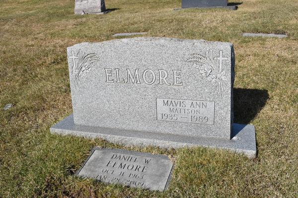  Mavis Ann Elmore (Mattson) Marker Image