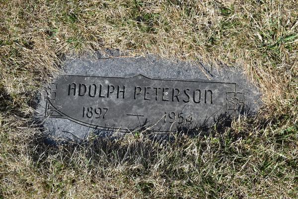  Adolph Peterson Marker Image