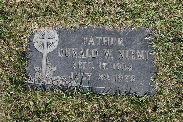  Donald W Niemi Marker Image
