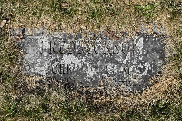  John F Fredrickson Marker Image